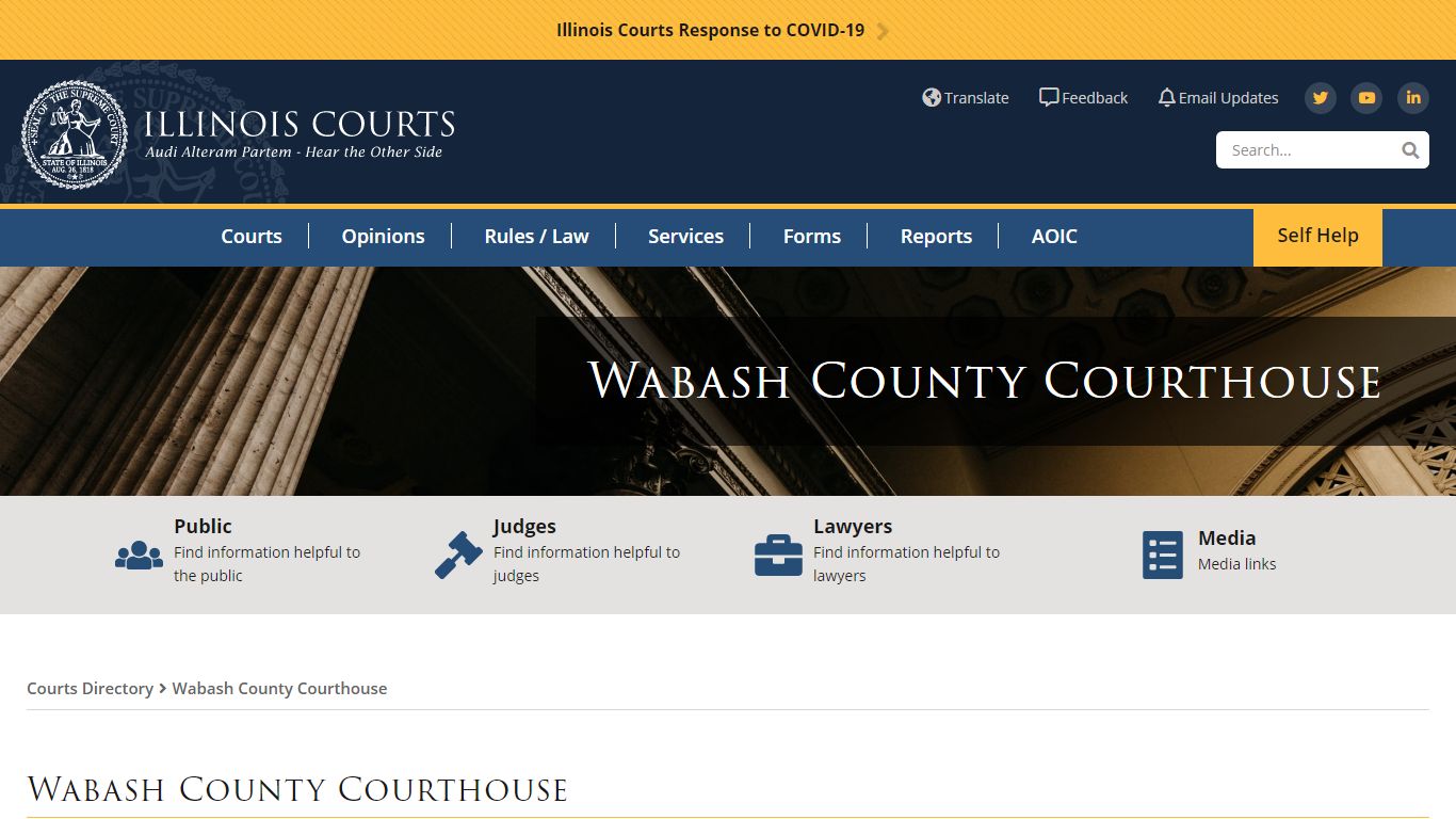 Wabash County Courthouse | Illinois Courts